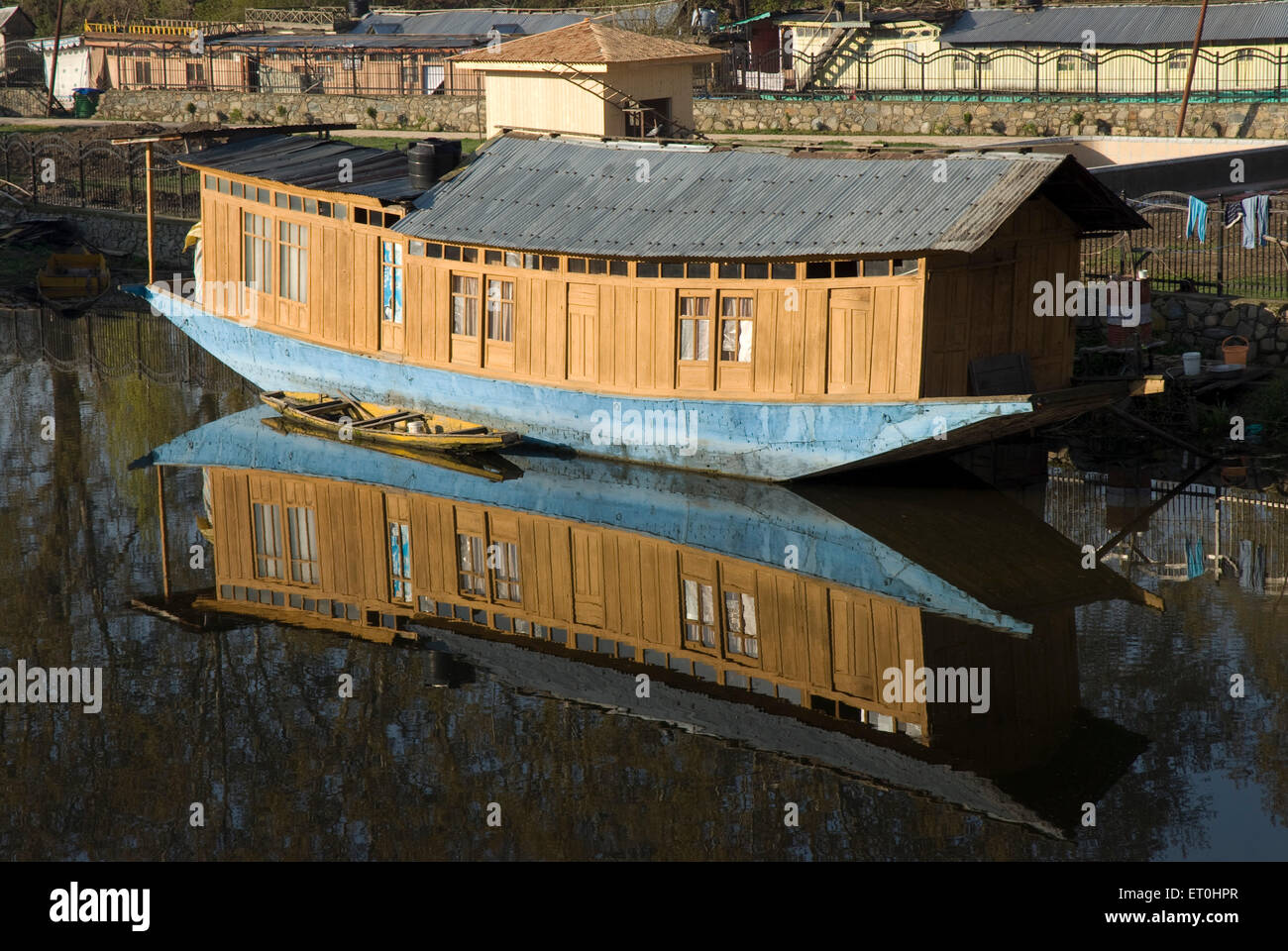 House boat Dal Lake, à Srinagar, Jammu-et-Cachemire Inde Asie Banque D'Images