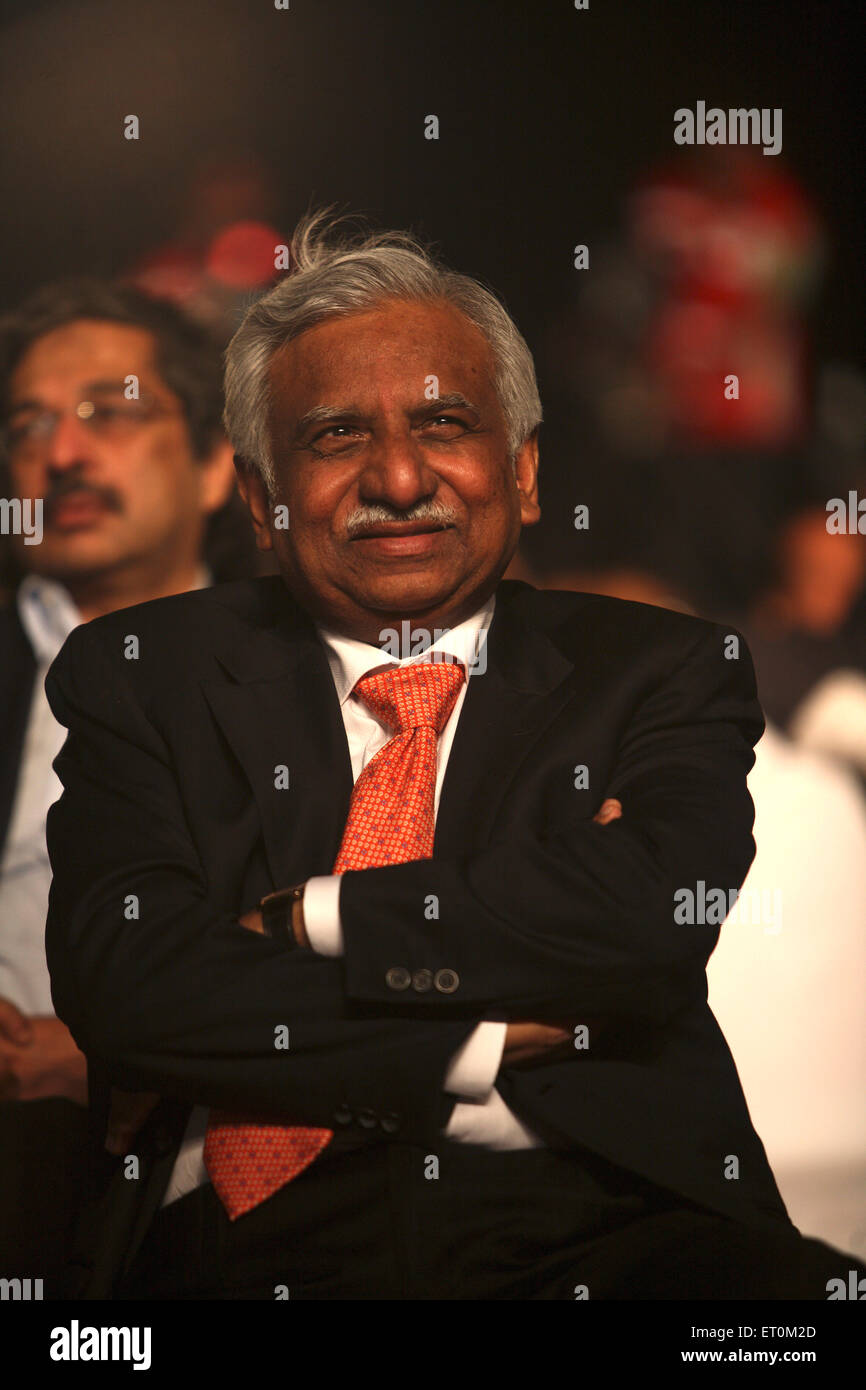 Naresh Goyal, Président de Jet Airways au CNBC TV18 Indian Business leader Award, Bombay, Mumbai, Maharashtra, Inde, Asie Banque D'Images