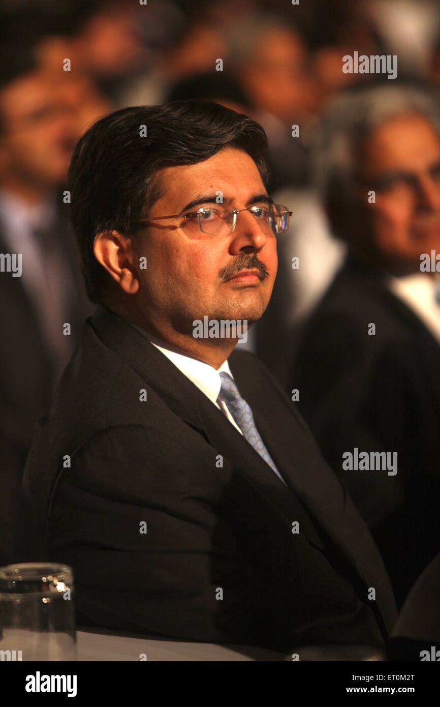 Uday Kotak ; vice-président et directeur général de la Banque Kotak Mahindra Bombay Mumbai Inde Banque D'Images