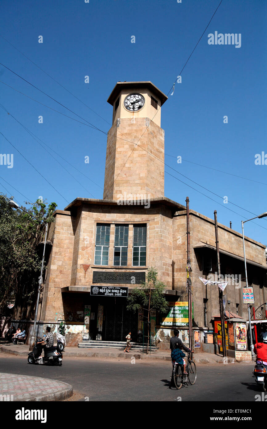 Tour d'horloge de Dinbai, Ahmedabad, Gujarat, Inde Banque D'Images