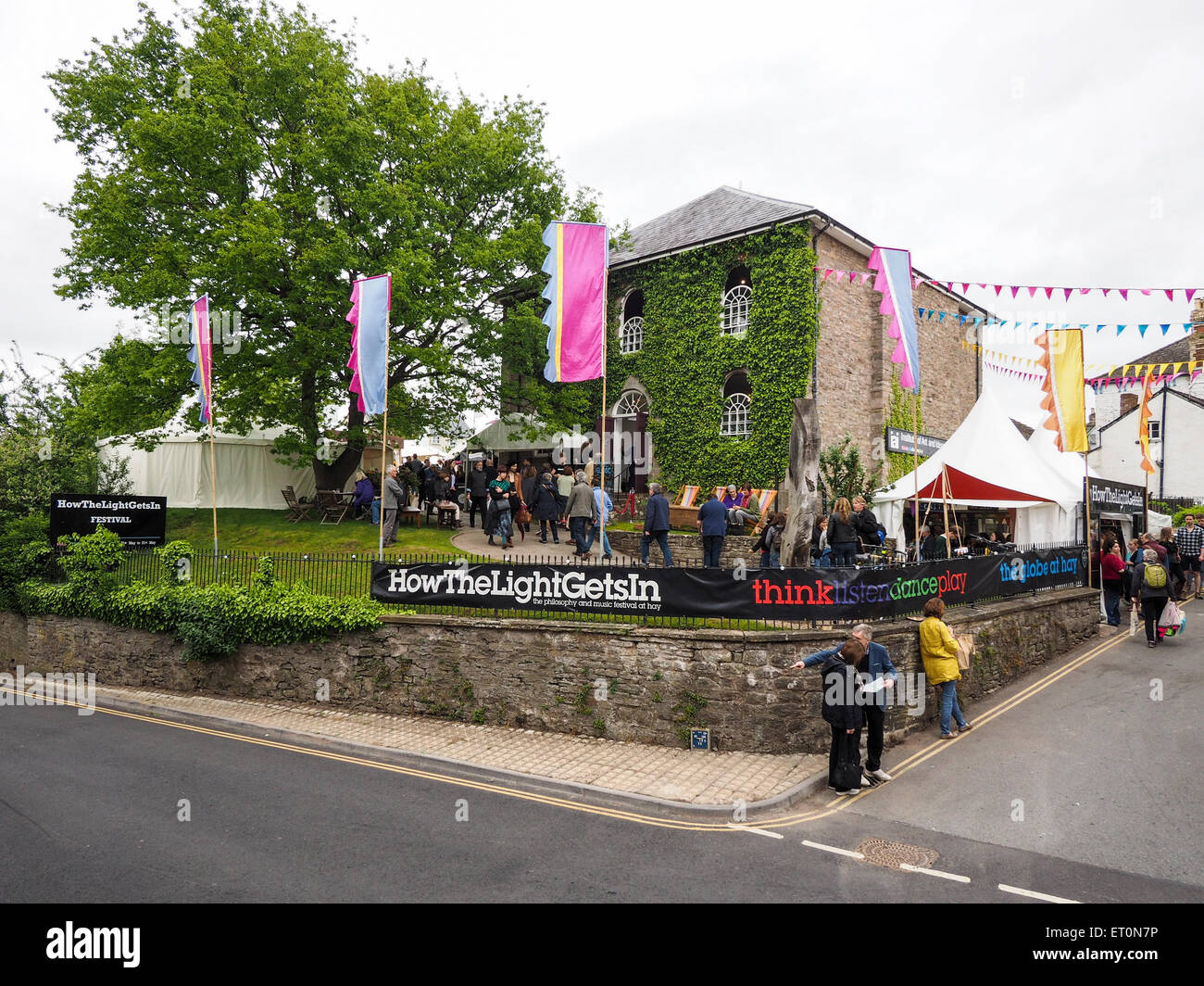 Howthelightgetsin Festival, Hay on Wye, Hereford, 2015 Banque D'Images