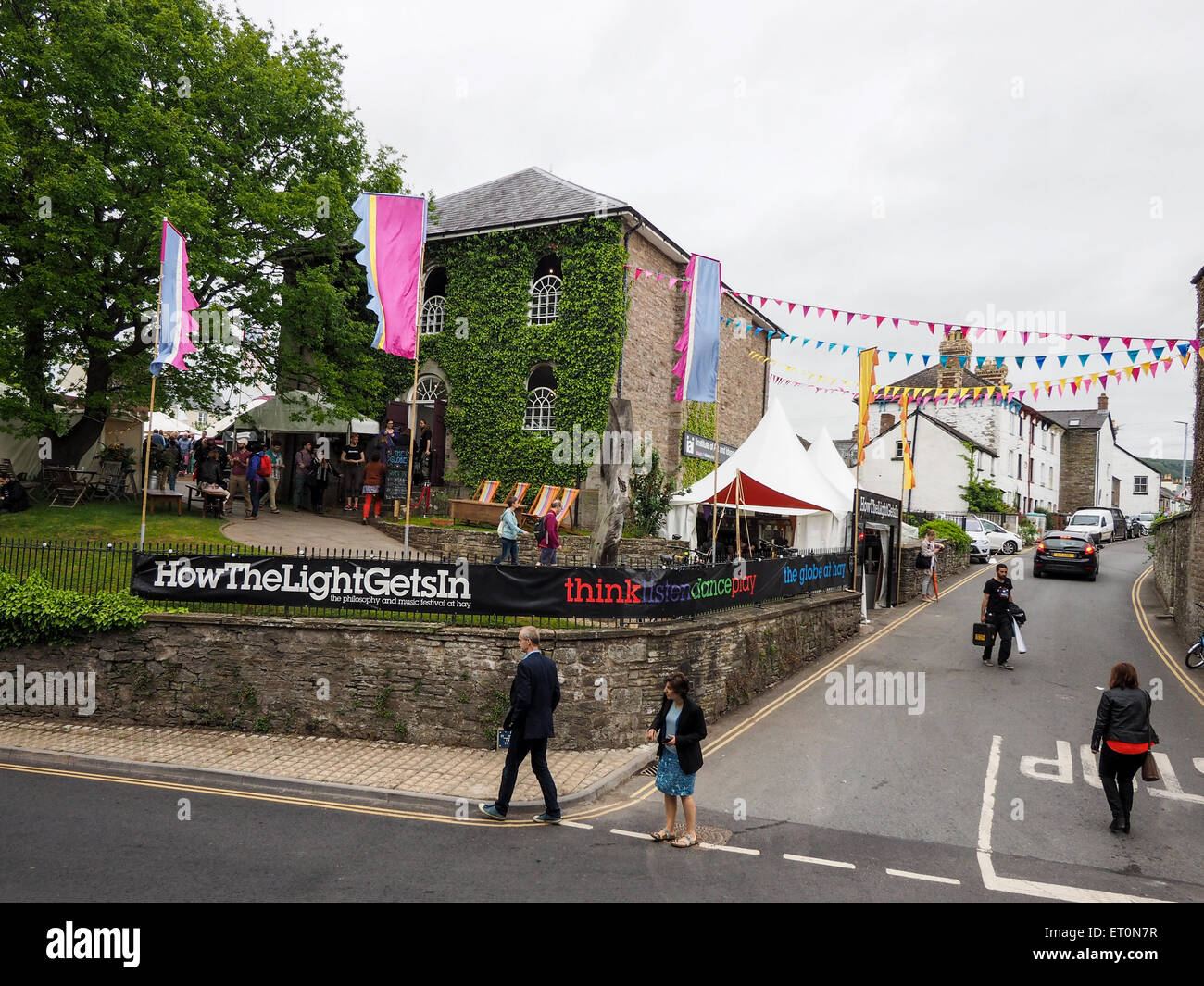 Howthelightgetsin Festival, Hay on Wye, Hereford, 2015 Banque D'Images