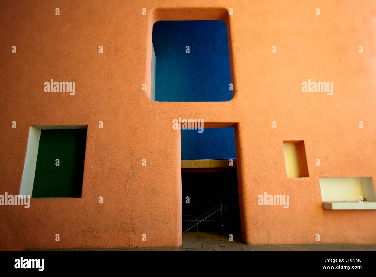 Bâtiment conçu par le Corbusier, High court, Chandigarh, Union Territory, UT, Inde Banque D'Images