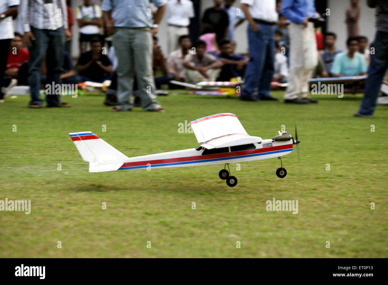 Spectacle Aeromodeling, modèle aérodynamique, Powai, Bombay, Mumbai, Maharashtra, Inde Banque D'Images