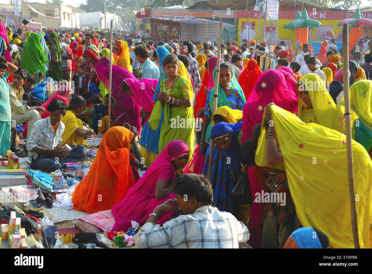 Foire de Pushkar, Foire de Camel, Kartik Mela, Pushkar Mela, Pushkar, Ajmer, Rajasthan, Inde, foires indiennes Banque D'Images