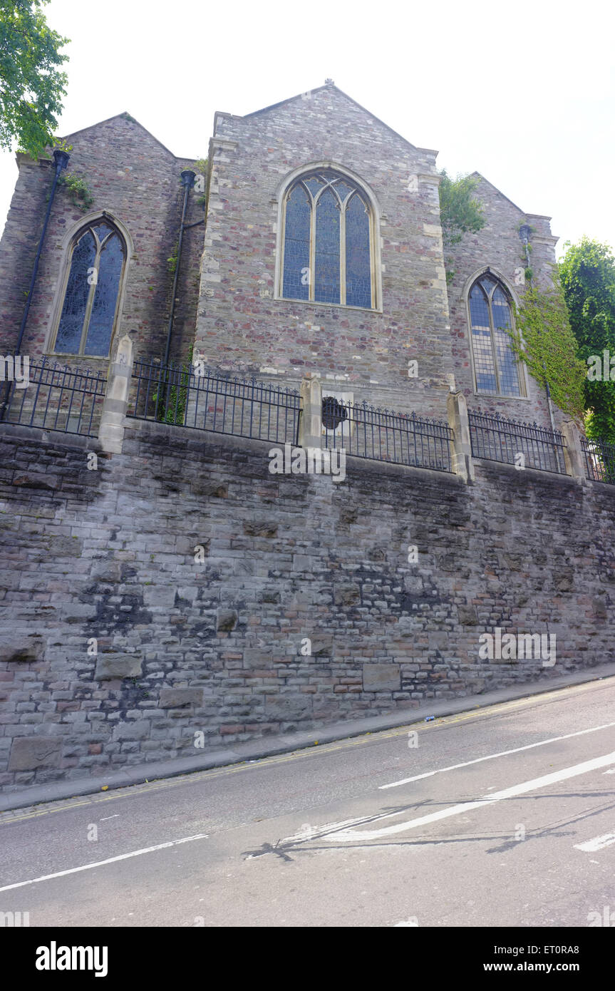 L'église de St Michel sur le Mont Sans sur St Michael's Hill à Bristol. Banque D'Images