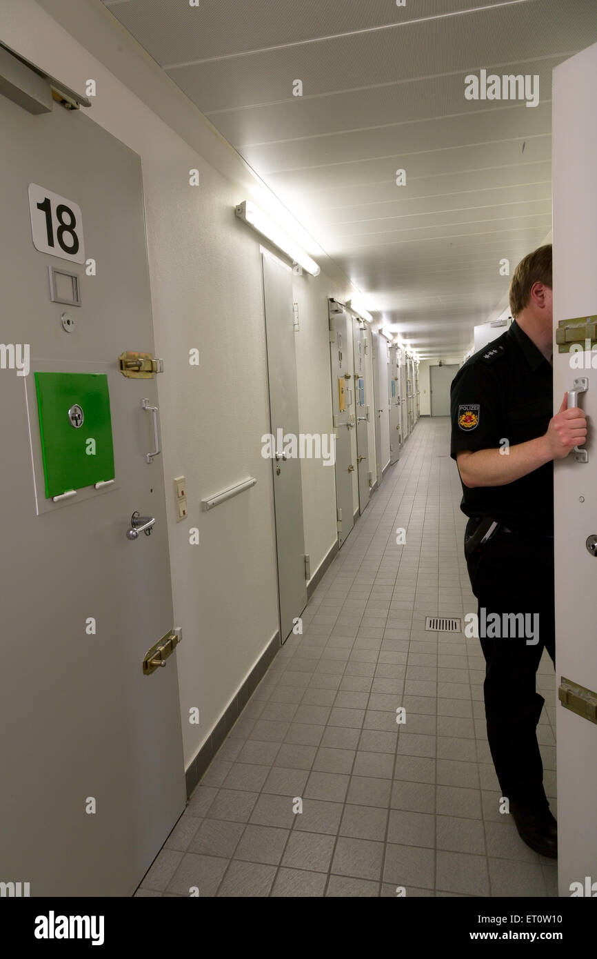 Bremen, Allemagne, la détention, la police de Vahr Banque D'Images