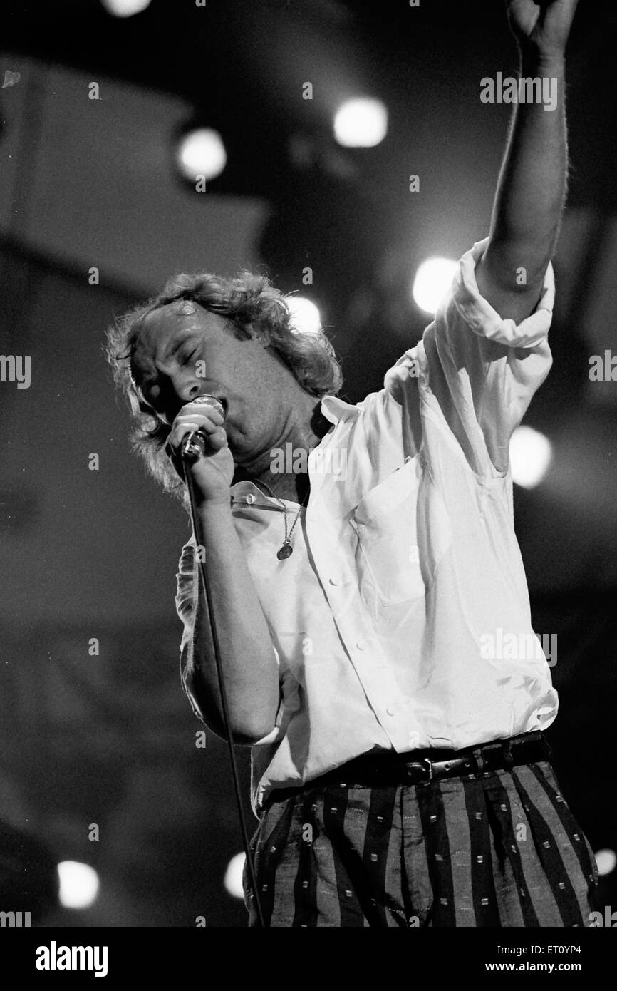 Phil Collins 1987 Simon crédit Dewhurst Banque D'Images