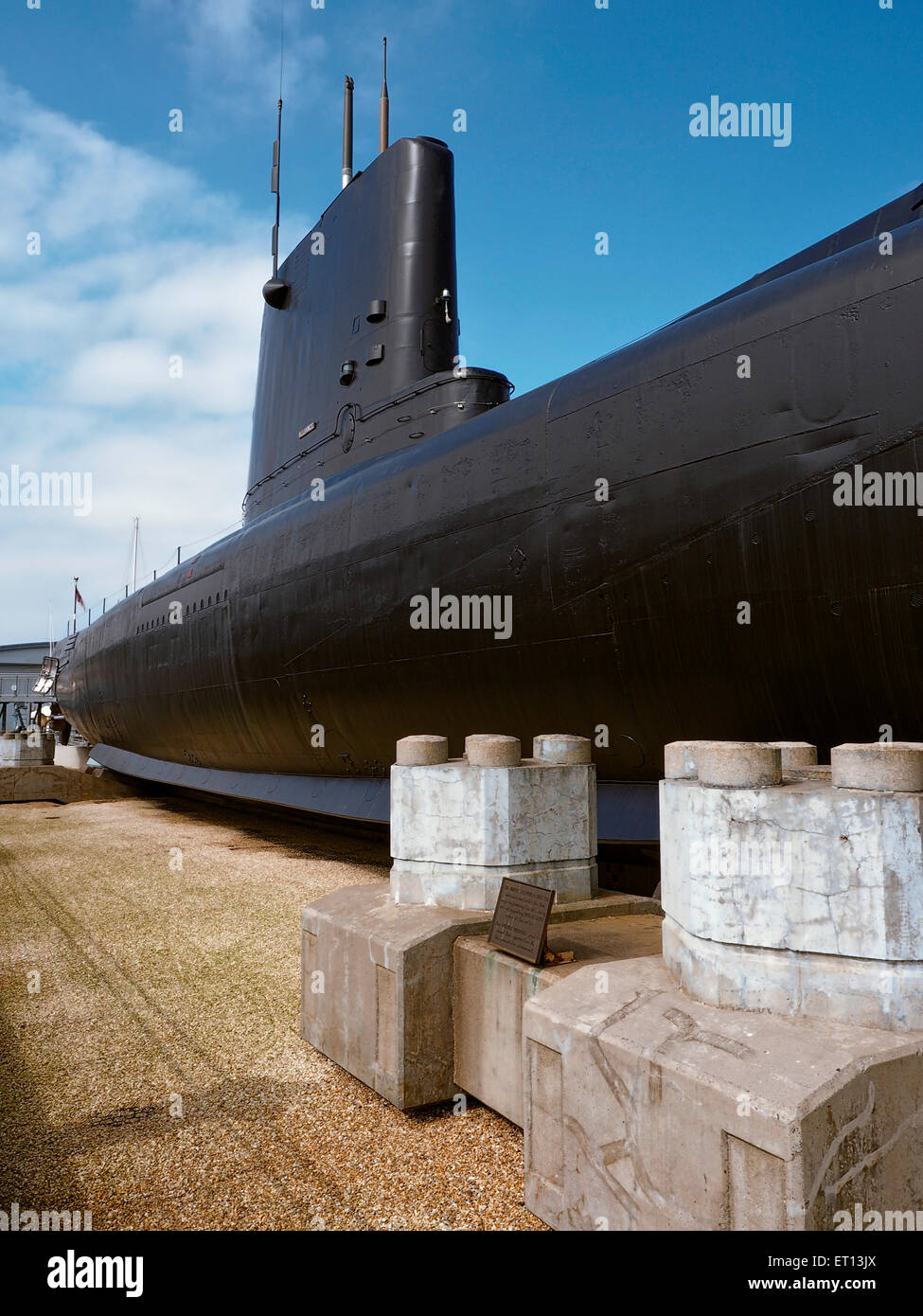 Le HMS Alliance sous-marin. En ce moment à quai à Gosport Port. Construit à Barrow-in-Furness par Vickers-Armstrong et lancé en 19 Banque D'Images