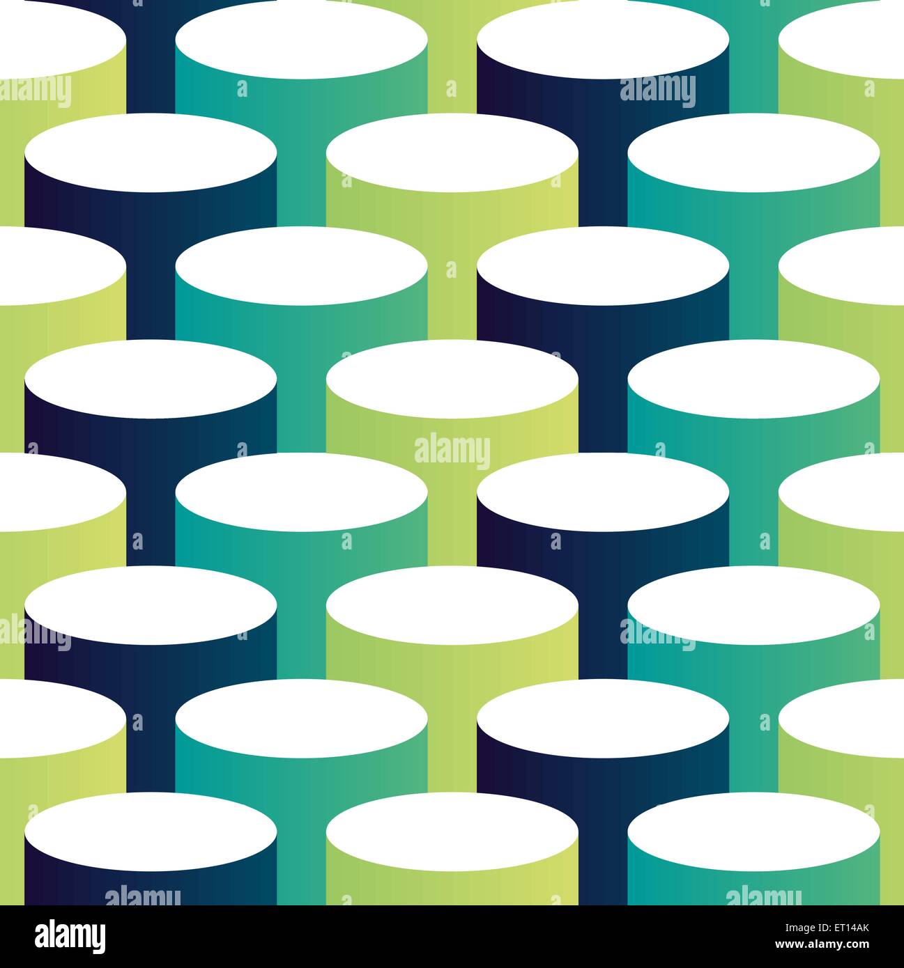 Abstract 3D isométrique cercle couleur de fond transparente. Idéal pour les dessins de tissu, papier d'emballage et d'impression site web Illustration de Vecteur