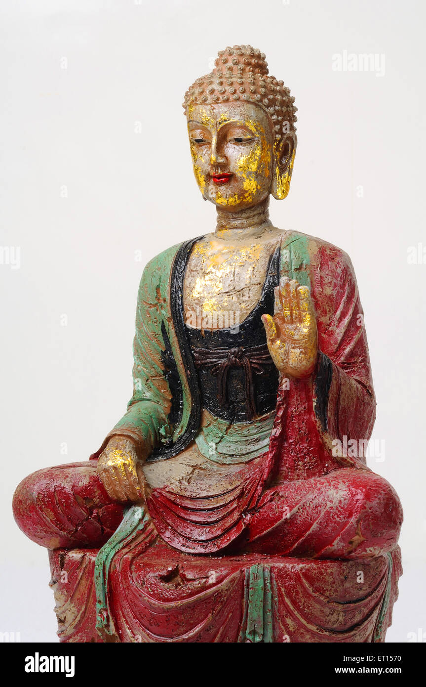 Statue de Bouddha fibre Banque D'Images