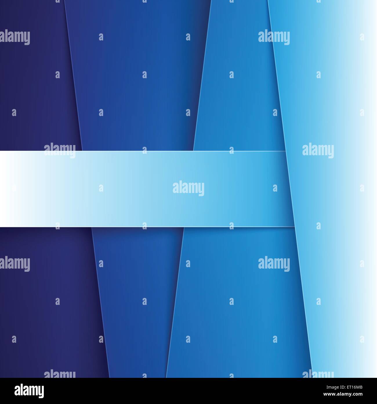 Diagonale papier bleu couches avec des ombres réalistes résumé fond. 10 illustration vecteur EPS RVB Illustration de Vecteur
