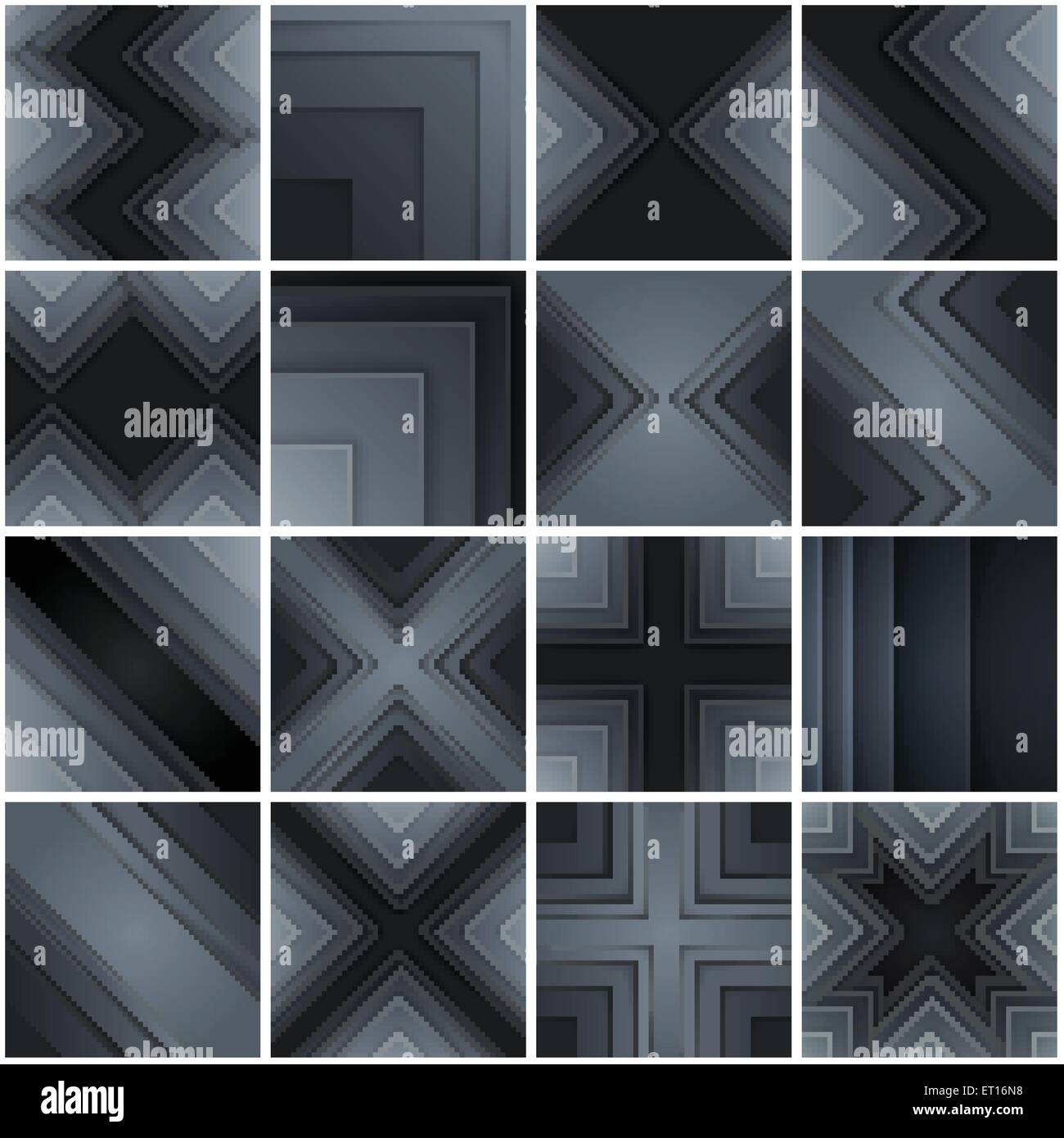 Ensemble d'abstract gray et triangle noir et formes rectangle origines. 10 illustration vecteur EPS RVB Illustration de Vecteur