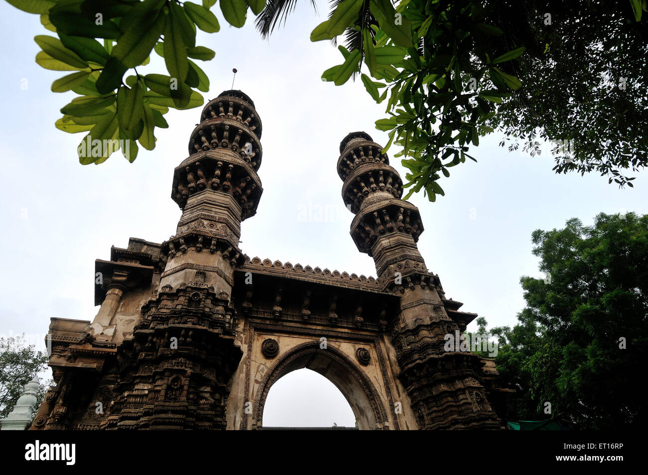 Jhulta Minaret pour Ahmedabad au Gujarat Inde Asie Banque D'Images