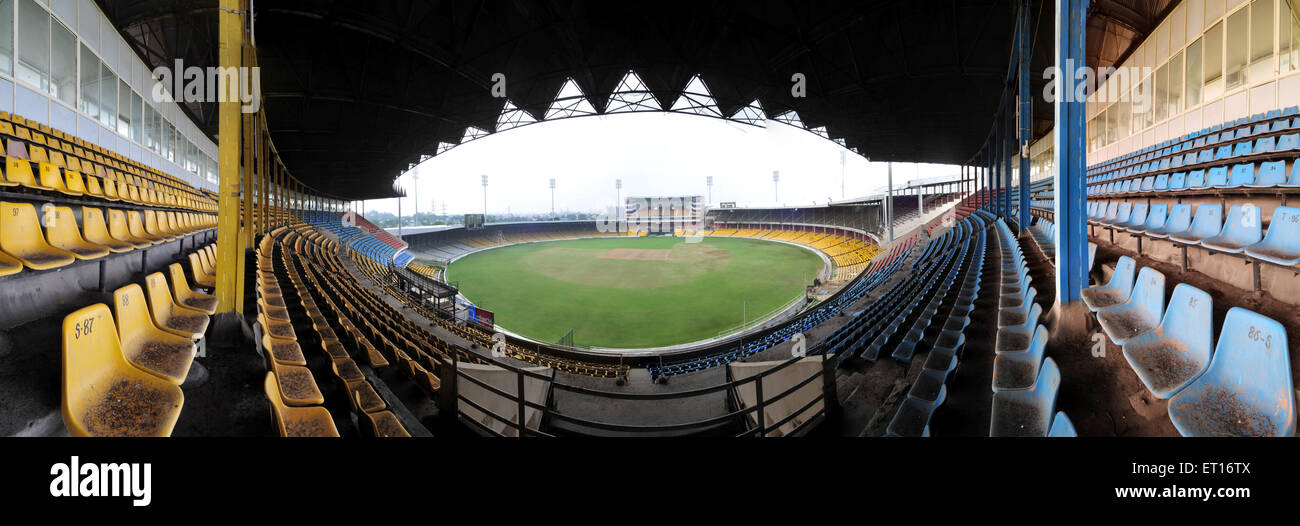 Panorama du stade de Cricket Association Motera Gujarat Ahmedabad Gujarat Inde Asie Banque D'Images