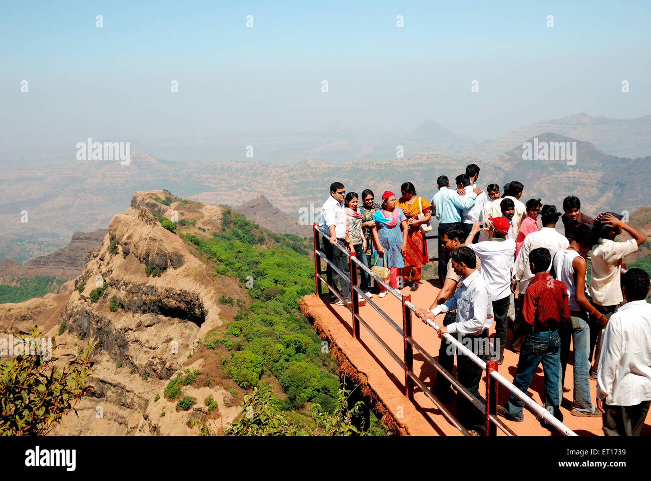 Chez Arthur touristique point de siège ; ; ; Inde Maharashtra Mahabaleshwar Banque D'Images