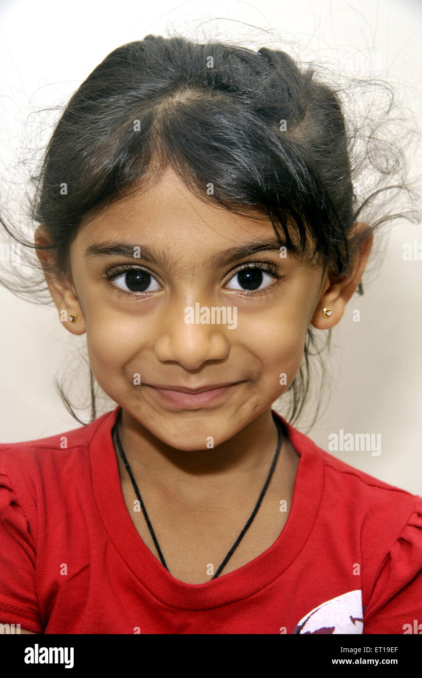 Bébé fille indienne M.# 736L Banque D'Images