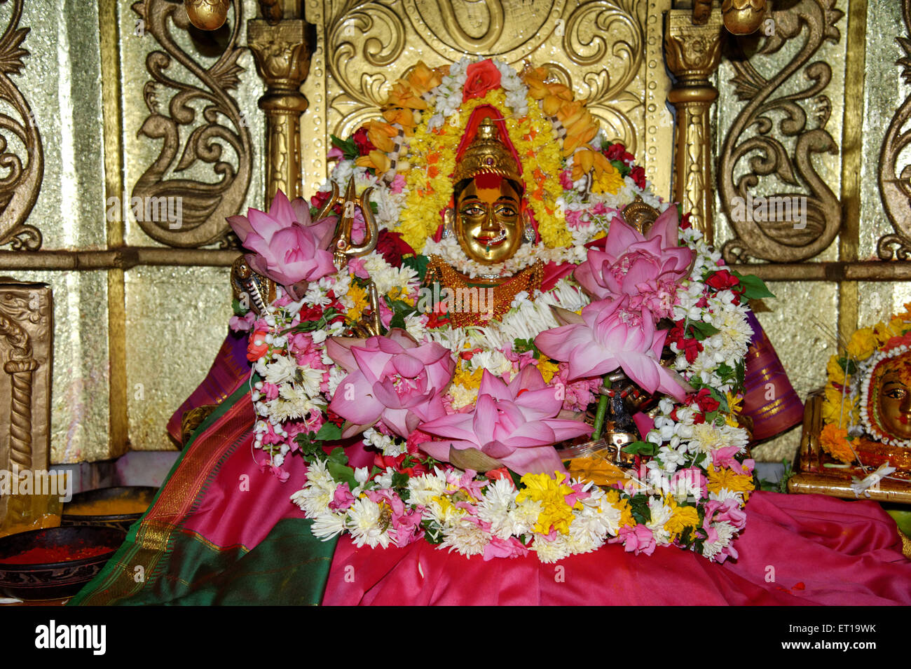 Gaondevi Marubai déesse Mumbai Maharashtra Inde Temple Berstein Asie Banque D'Images