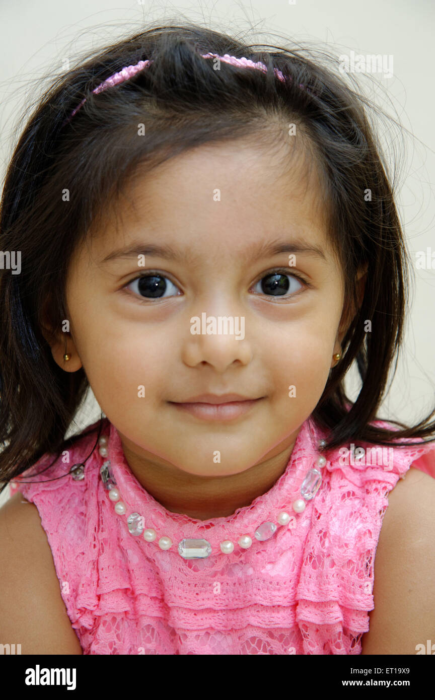 Deux ans Indian Baby Smiling MR# 736L Banque D'Images