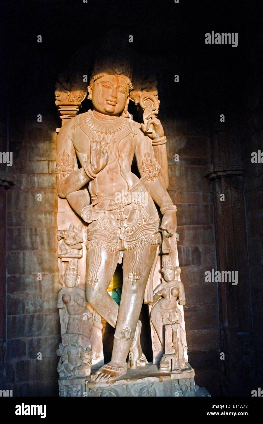 Sculpture de Gandharva Khajurao Kalkatta Asie Inde Banque D'Images