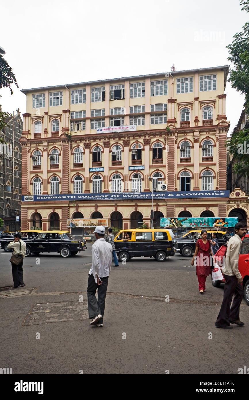 Siddharth College of Commerce et Économie à Mumbai Maharashtra Banque D'Images