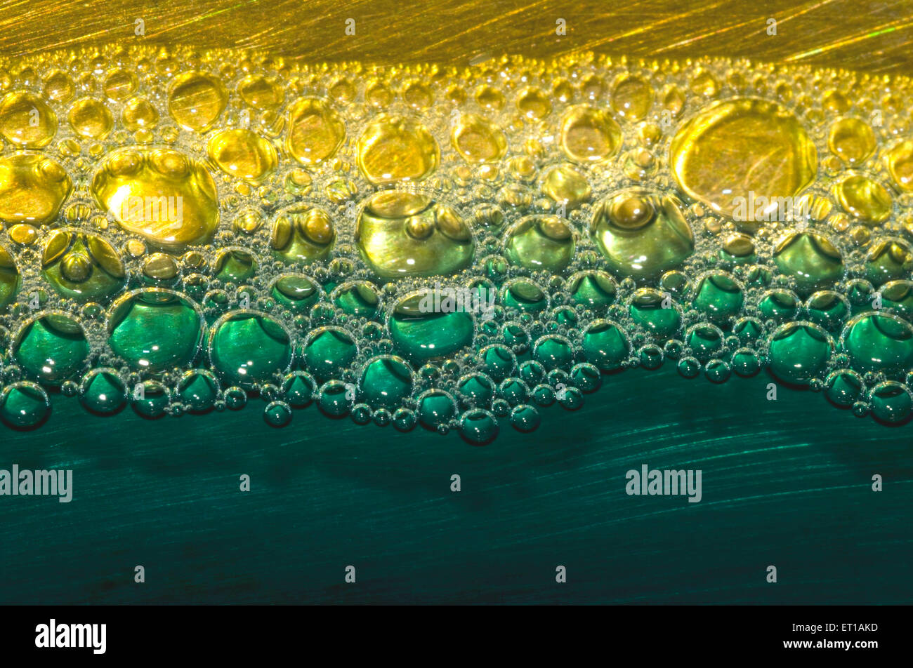 Bulles de savon Banque D'Images