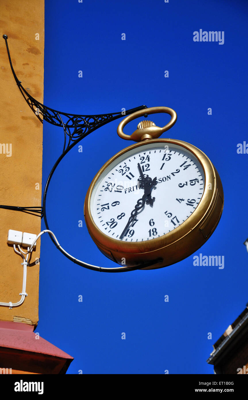 La Suède lulea réveil rue monté Banque D'Images