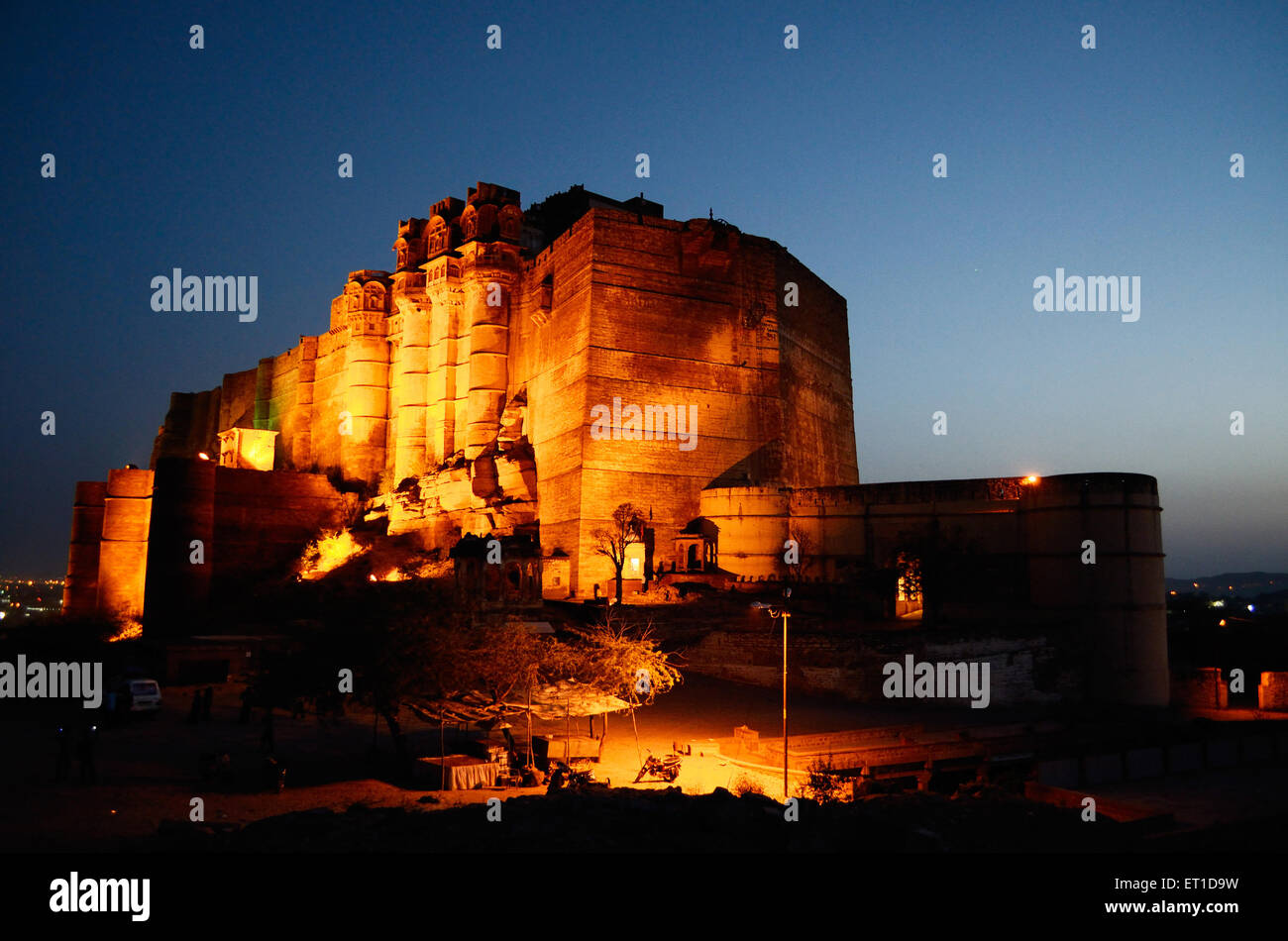 Fort Mehrangarh Jodhpur Jodhpur Rajasthan inde Kila Banque D'Images