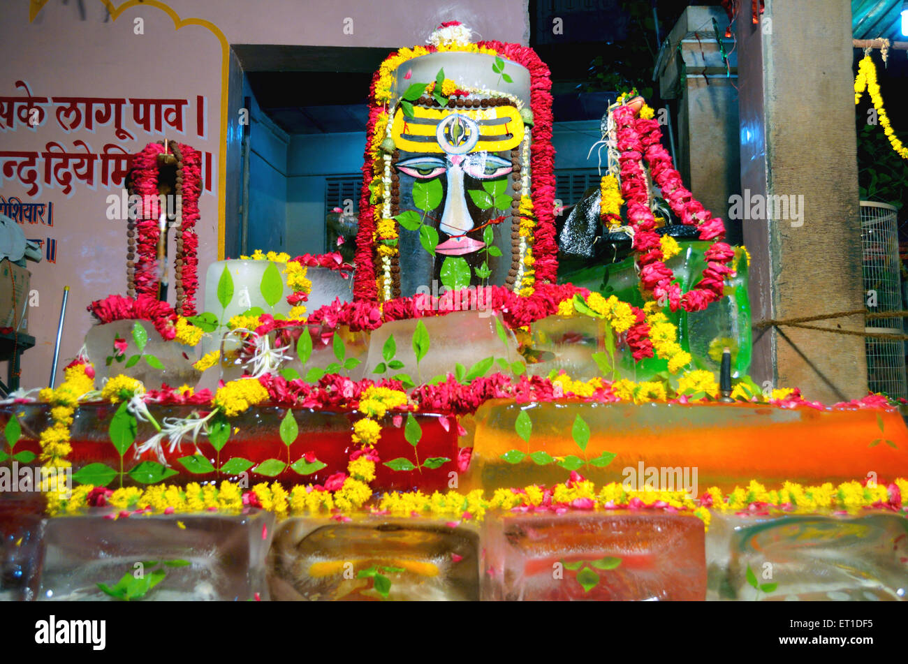 Shivling 2043 Achalnath Jodhpur Rajasthan Inde Asie temple Banque D'Images