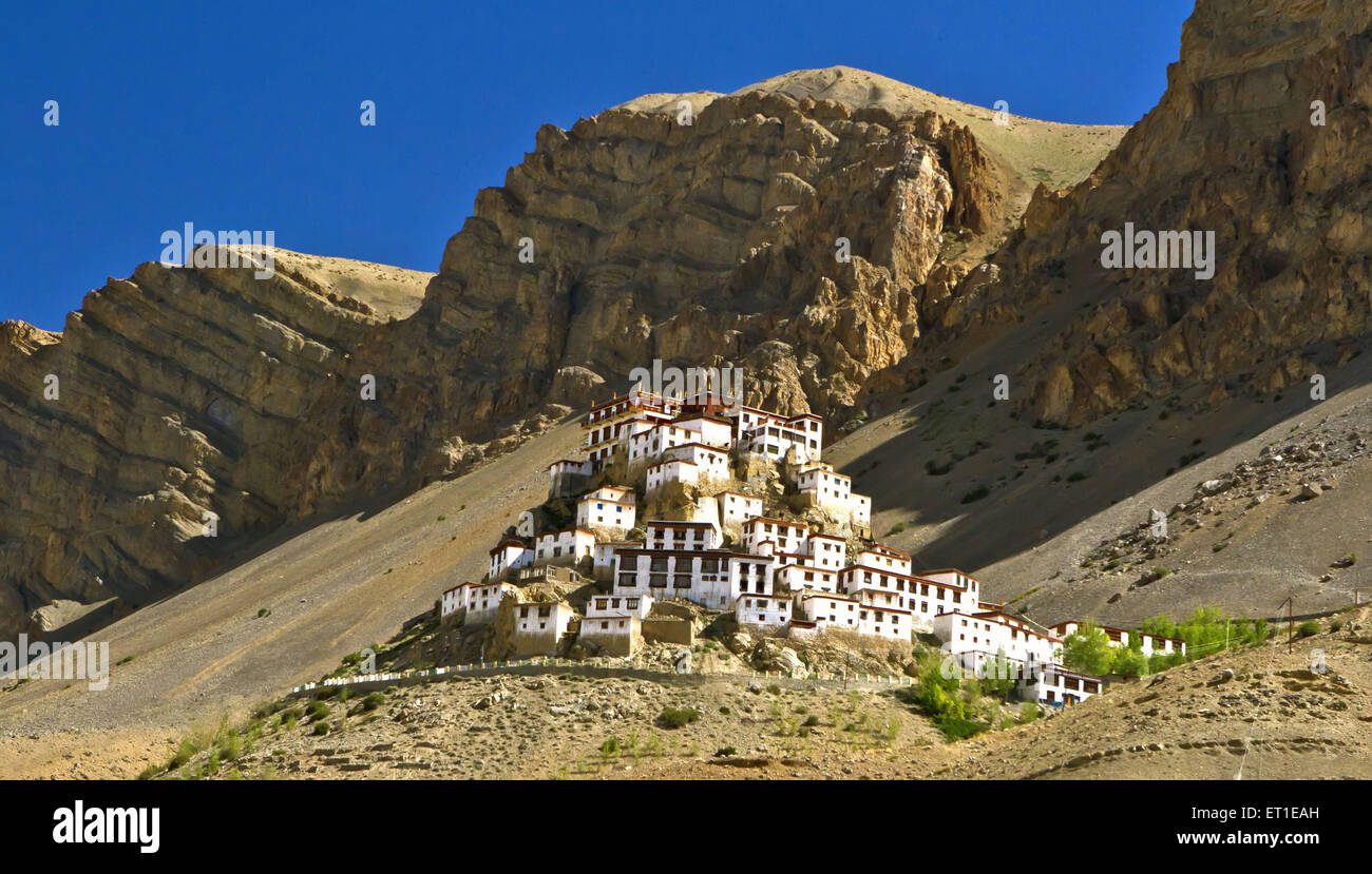 Ki monastère à Himachal Pradesh, Inde Banque D'Images