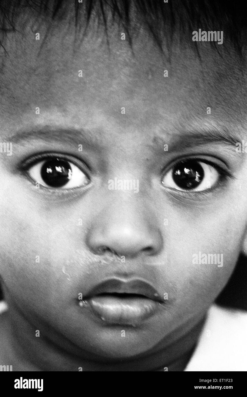 Orpheline à Manav Seva Sangh Sion ; ; ; Bombay Mumbai Maharashtra Inde ; PAS DE MR Banque D'Images