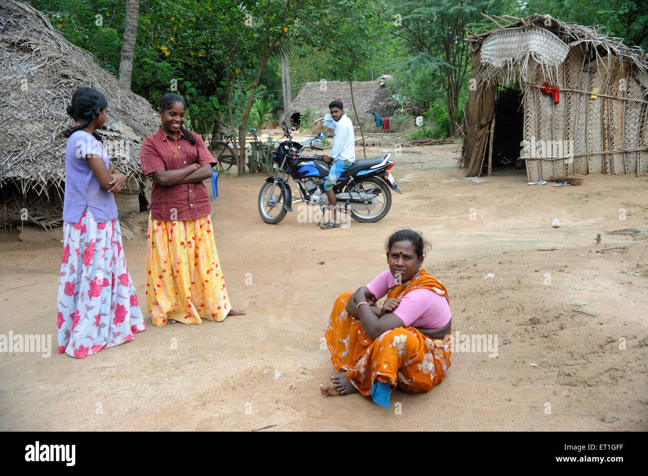 Femmes rurales ; Thanjavur ; Tamil Nadu Inde ; PAS DE MR Banque D'Images