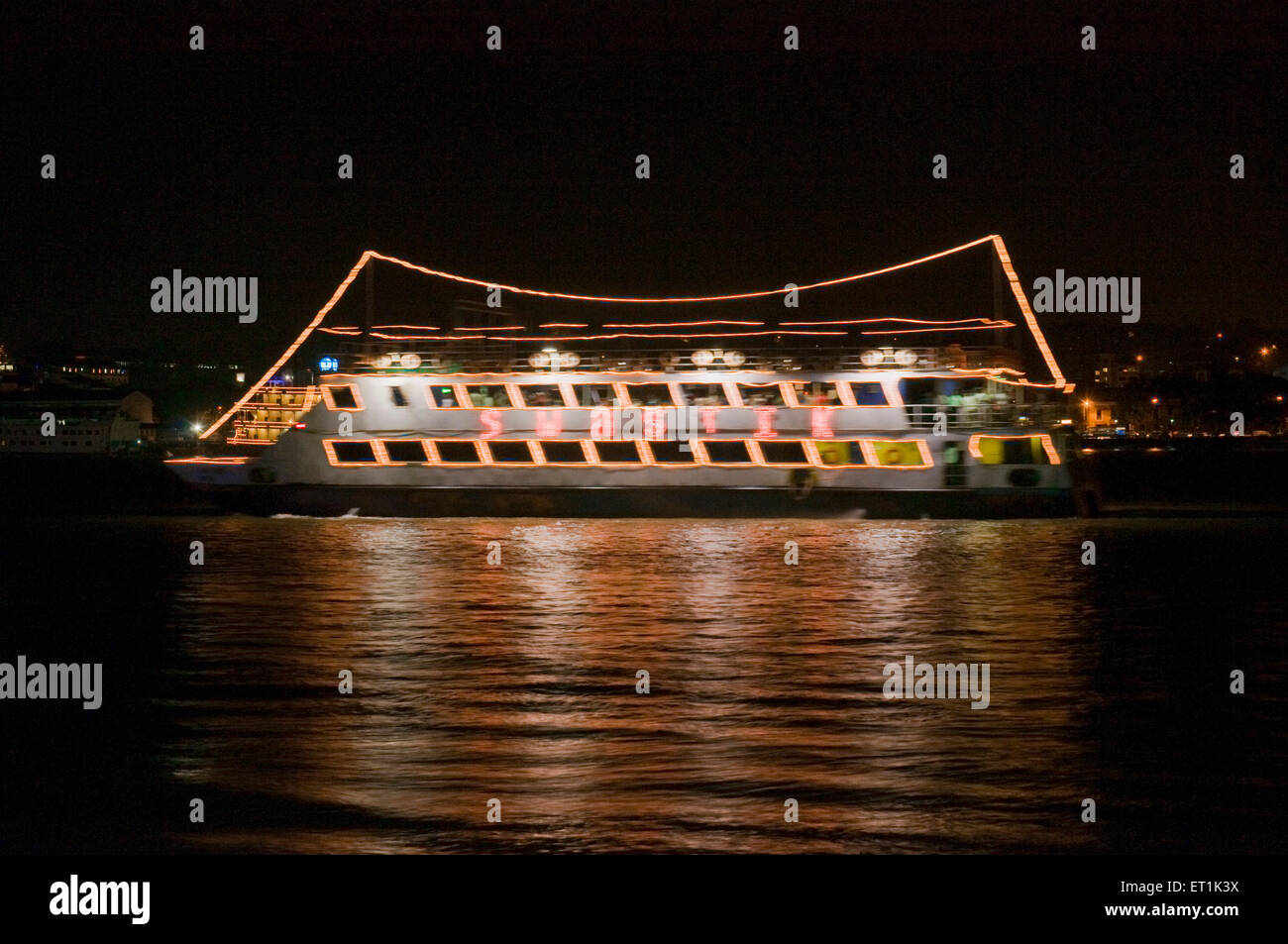 Bateau de croisière Mandovi Panaji Goa Inde Asie Banque D'Images