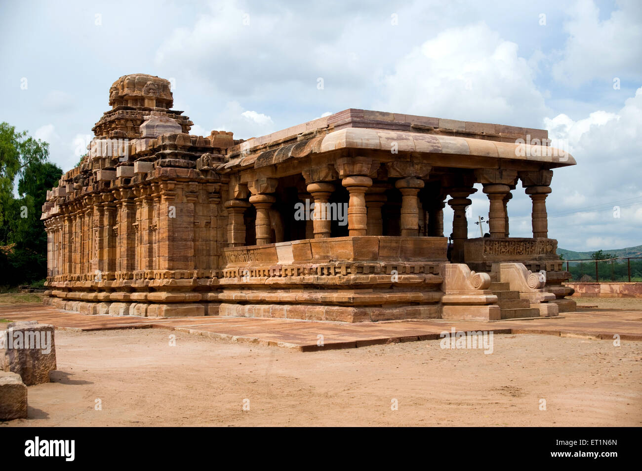 Cave temple Jain ; Patadkal ; ; ; Inde Karnataka Bagalkot Banque D'Images