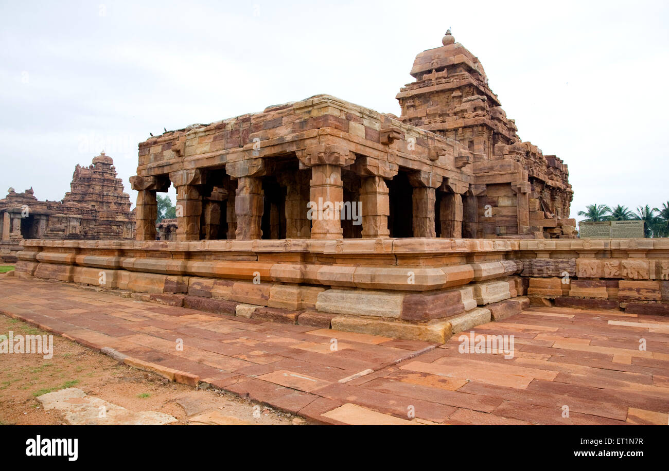 Sangameshwara temple à Patadkal ; ; ; Inde Karnataka Bagalkot Banque D'Images