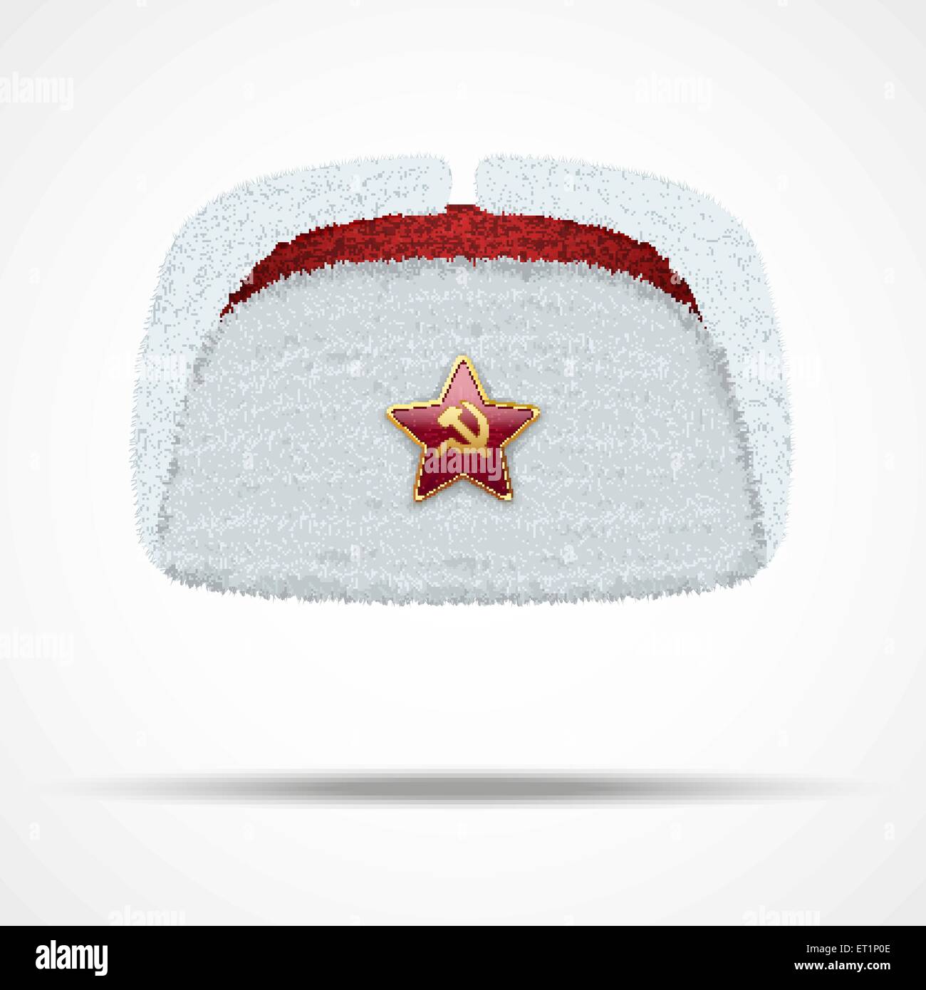 Chapeau D'Hiver Russe Ushanka Style Militaire Avec Badge Étoile Rouge - Chaud Et Élégant