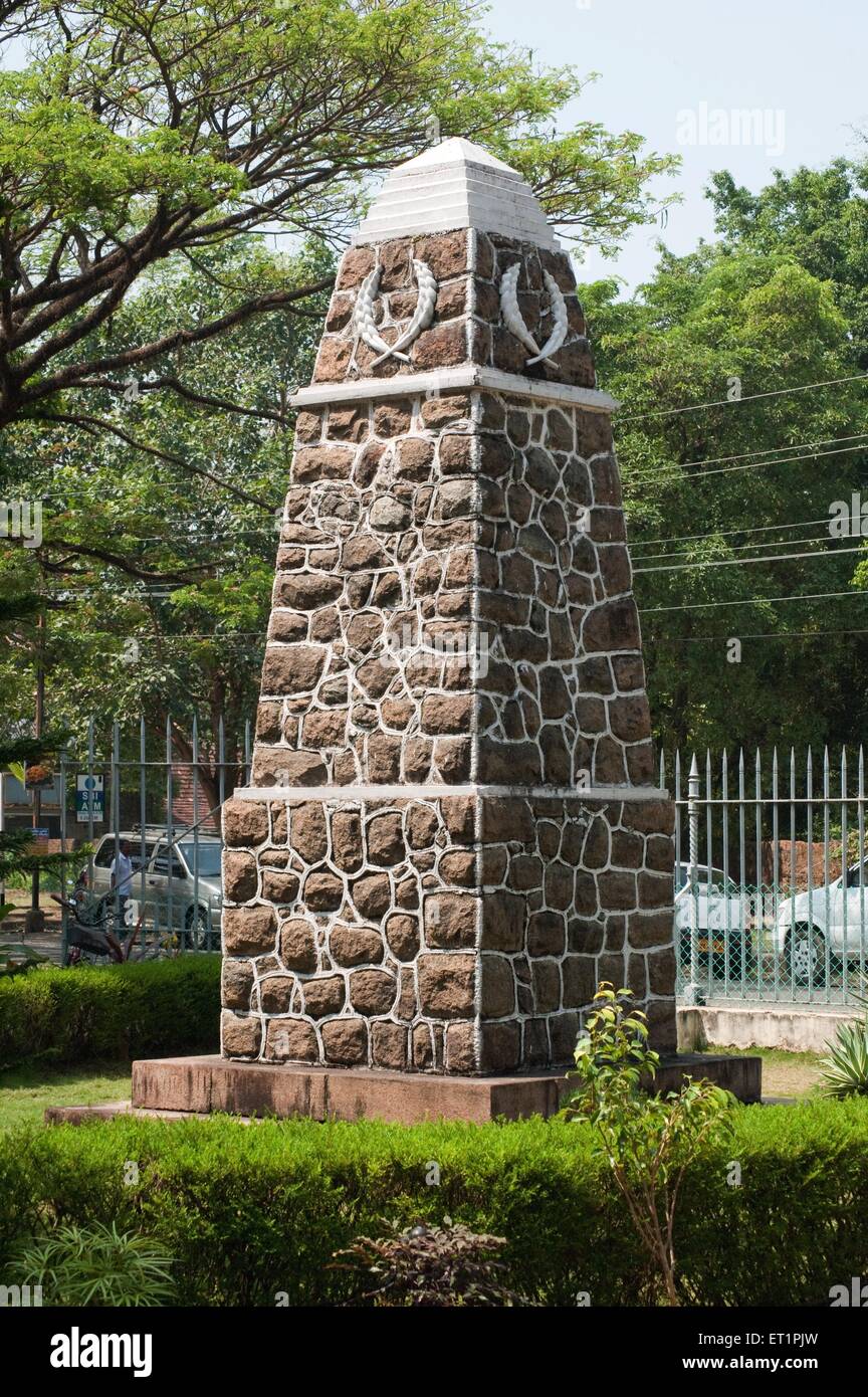 Structure à porte de saint François eglise ; Kochi Cochin Inde Kerala ; Banque D'Images