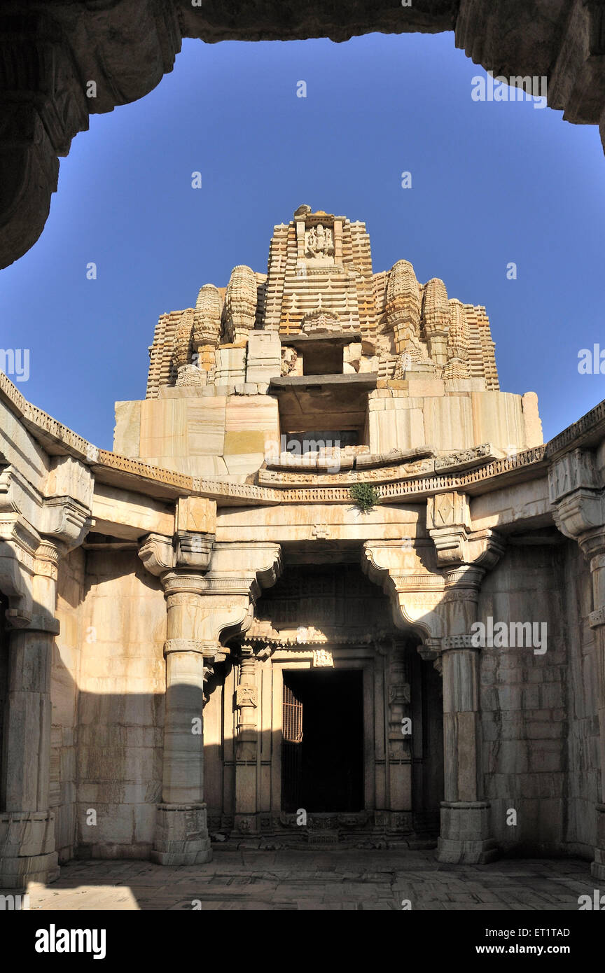 Neelkanth mahadev temple Jain chittorgarh au Rajasthan Inde Asie Banque D'Images