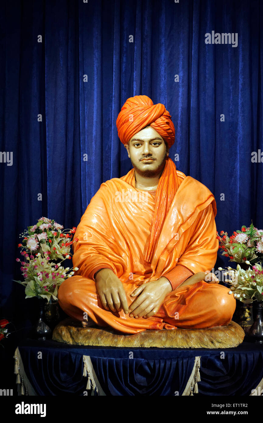 swami vivekananda statue inde inde Swami Vivekananda né Narendranath Datta moine indien hindou, philosophe, auteur, professeur de religion Banque D'Images