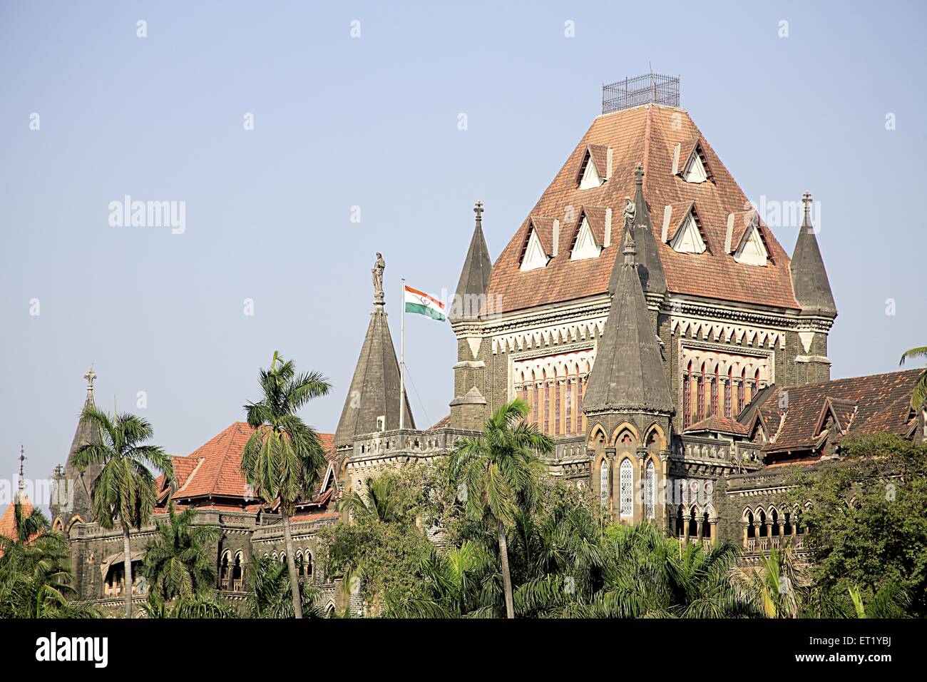 Bombay High court ; Churchgate ; Bombay ; Mumbai ; Maharashtra ; Inde ; Asie ; Asie ; Indien Banque D'Images