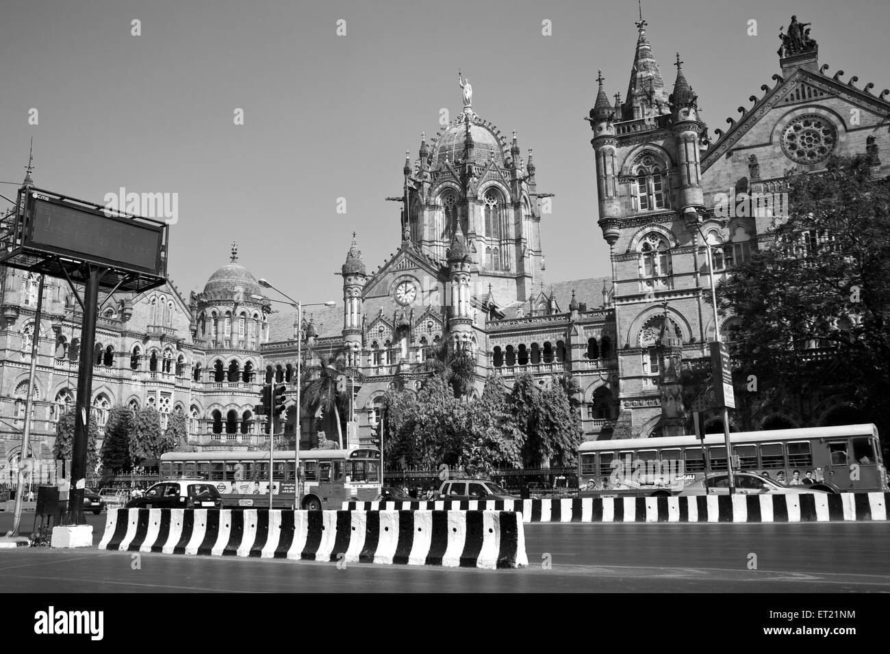 Gare Chatrapati Shivaji terminus Mumbai Maharashtra Inde Asie jan 2012 Banque D'Images