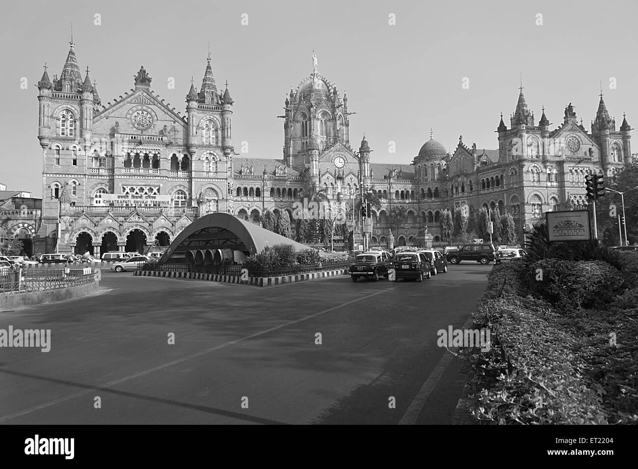 La gare Chhatrapati Shivaji Mumbai Maharashtra Inde Asie Dec 2011 Banque D'Images