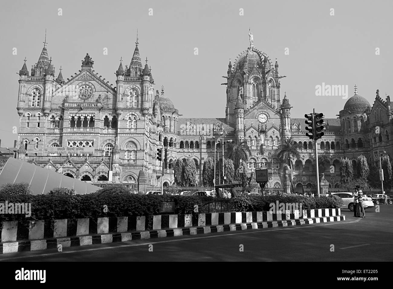 La gare Chhatrapati Shivaji Mumbai Maharashtra Inde Asie Dec 2011 Banque D'Images
