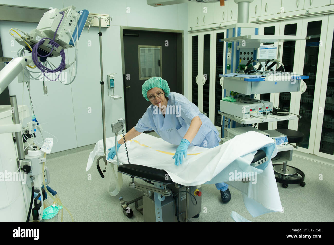 Freiburg im Breisgau, Allemagne, dans la salle d'opération Univ.-oreille, nez et gorge Clinic Banque D'Images