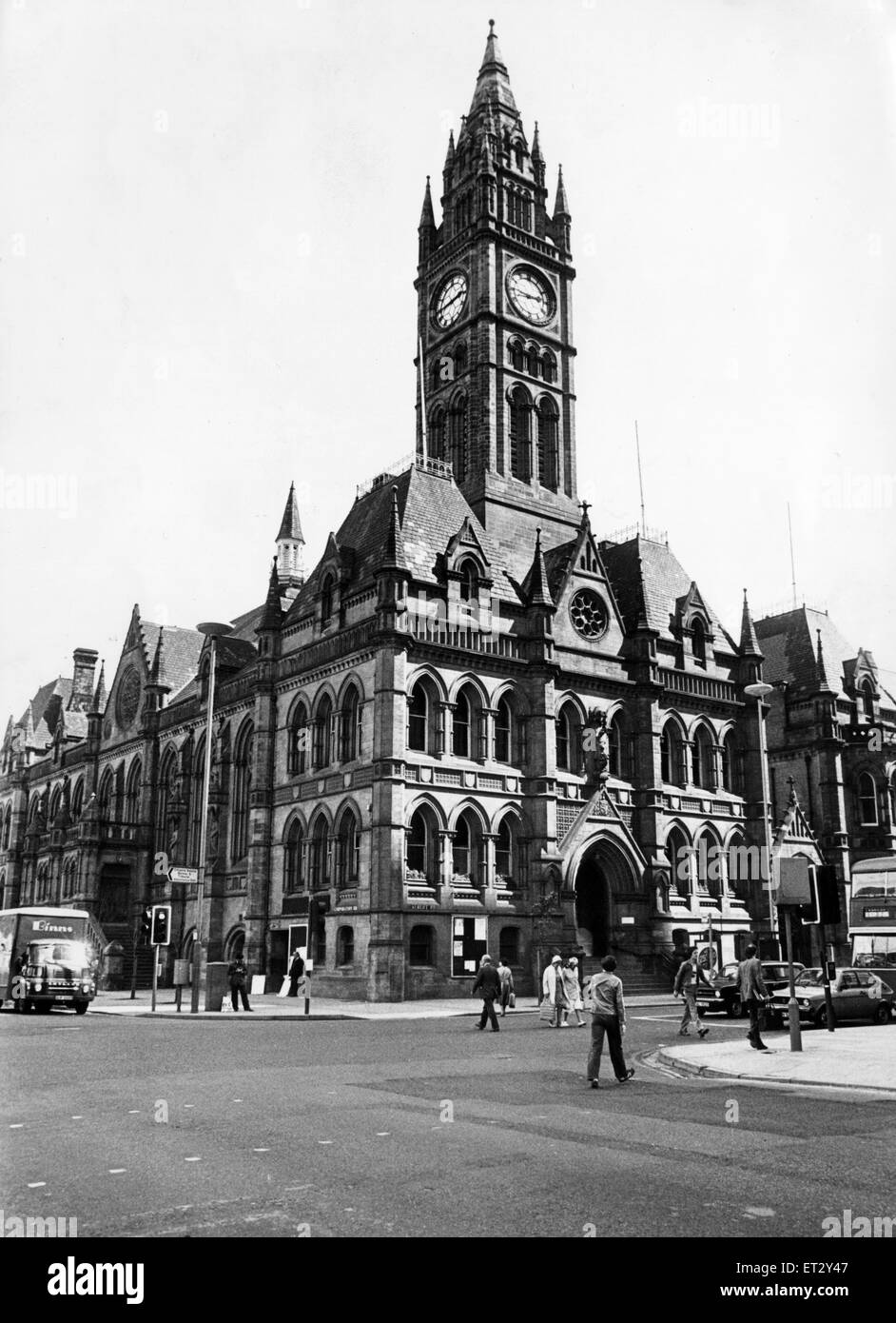 Hôtel de Ville de Middlesbrough, 18 juin 1980. Banque D'Images