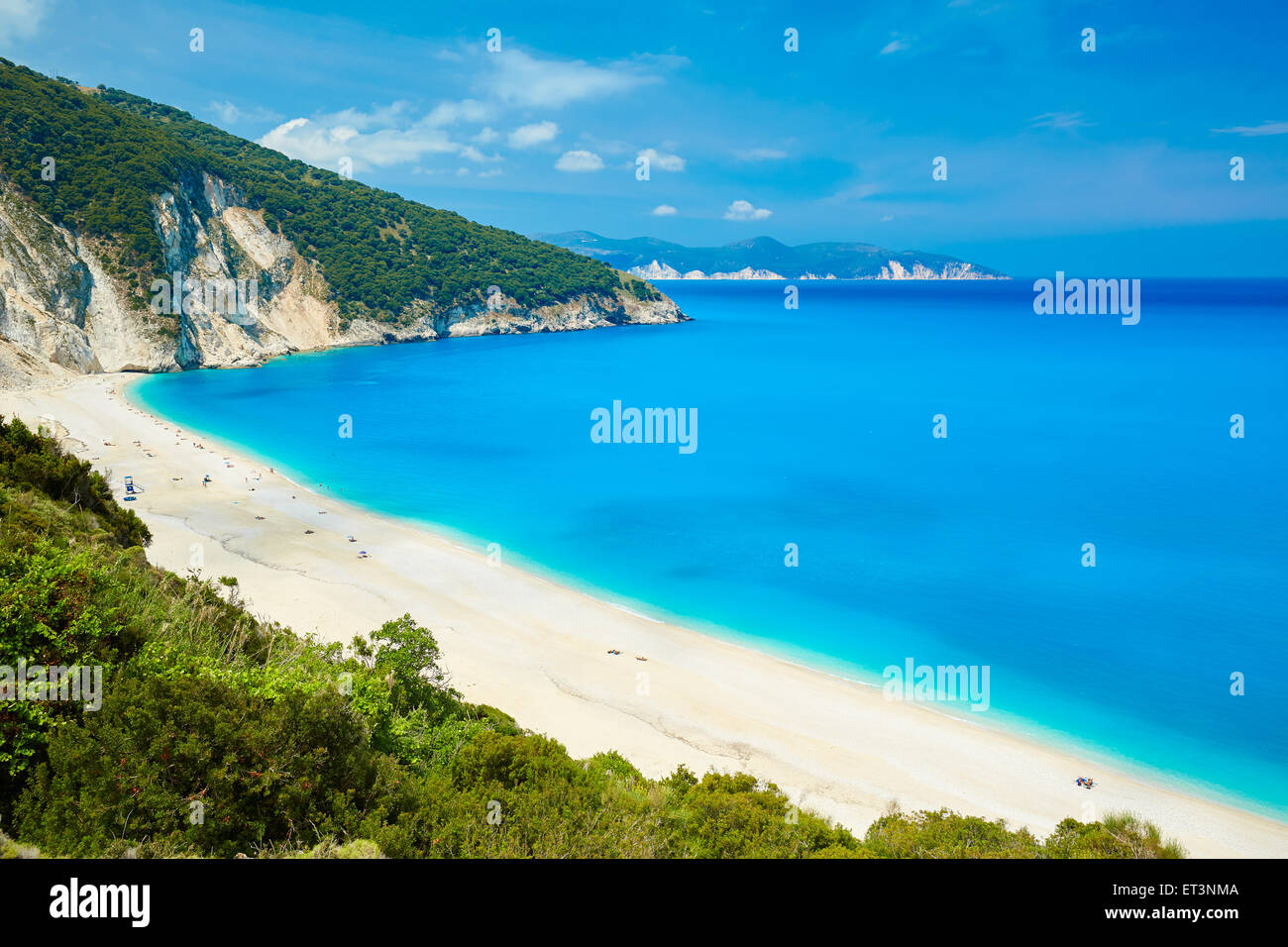 Plage de Myrtos Kefalonia, Grèce Banque D'Images