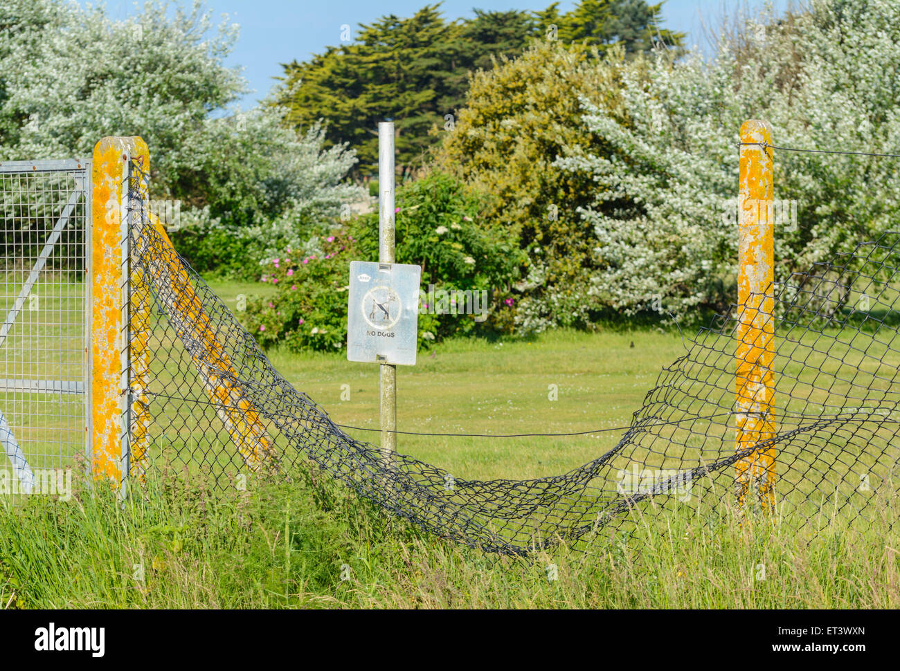 Clôture endommagée Banque de photographies et d’images à haute résolution Alamy