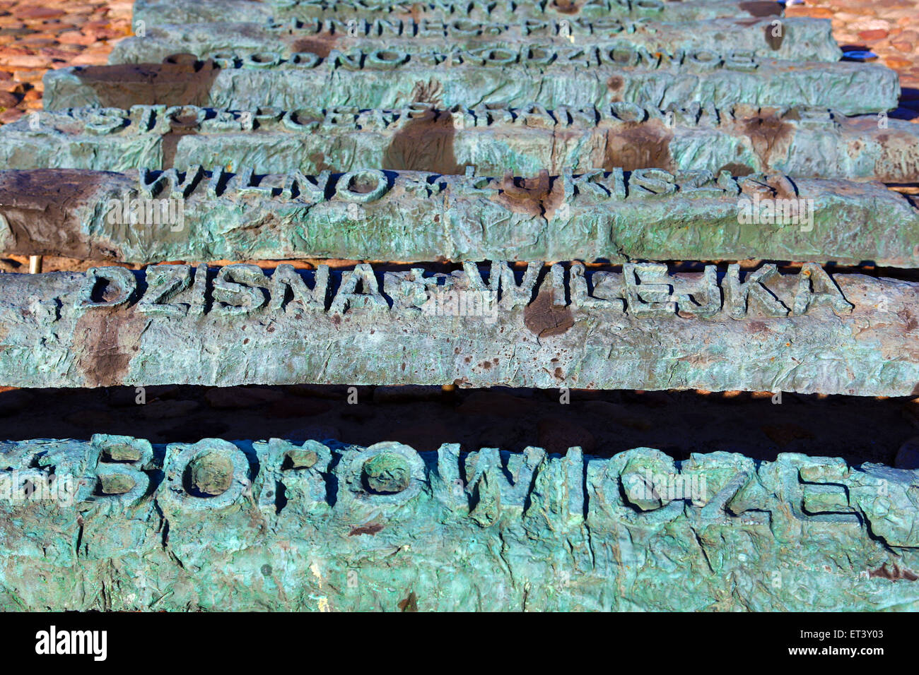 Monument aux Morts et assassinés à l'Est qui commémore les victimes de l'agression soviétique dans l'est de la Pologne au cours de Banque D'Images