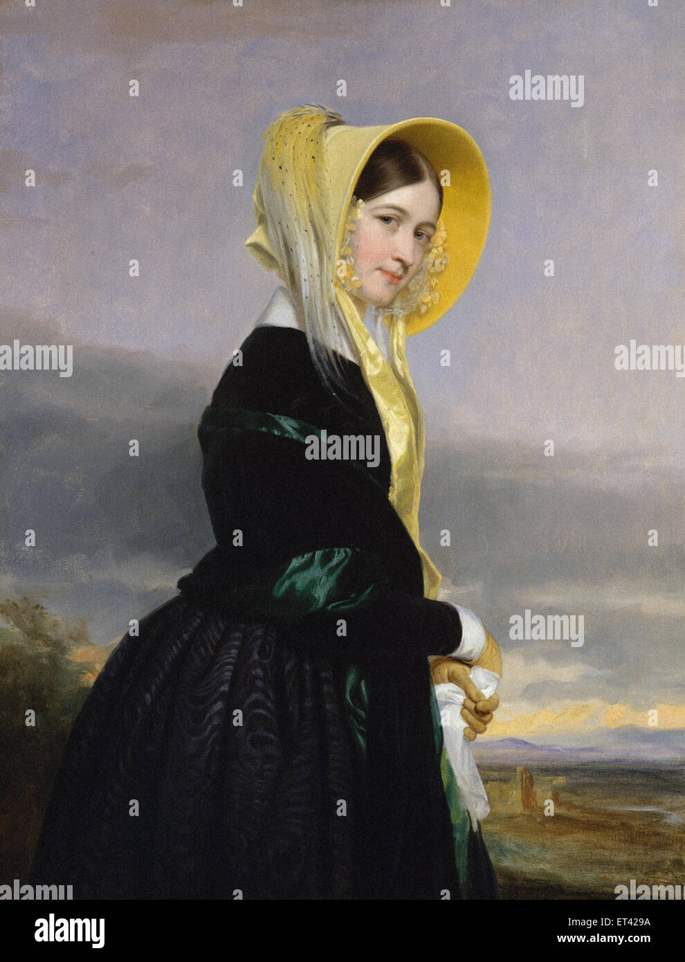 George P. A. Healy Blanc Euphemia Van Rensselaer Banque D'Images