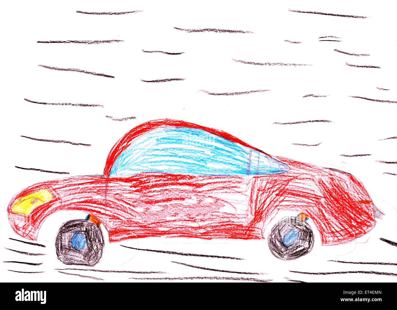 Modele Dessin Voiture De Course Facile Dessin de voiture course Banque de photographies et d'images à haute résolution - Alamy